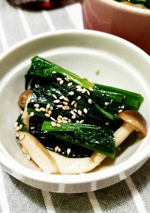 ほうれん草としめじのおひたし-レシピのメイン写真