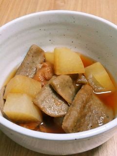 大根と麩の煮物(隠し味はつみれ)-レシピのメイン写真