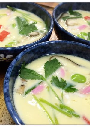 茶碗蒸し☆簡単☆うどんスープ☆STAUB-レシピのメイン写真