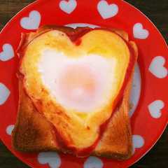 รูปของ 食パン❥ハート