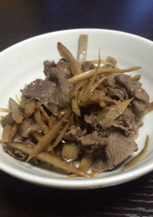 牛肉とごぼうのしぐれ煮-レシピのメイン写真