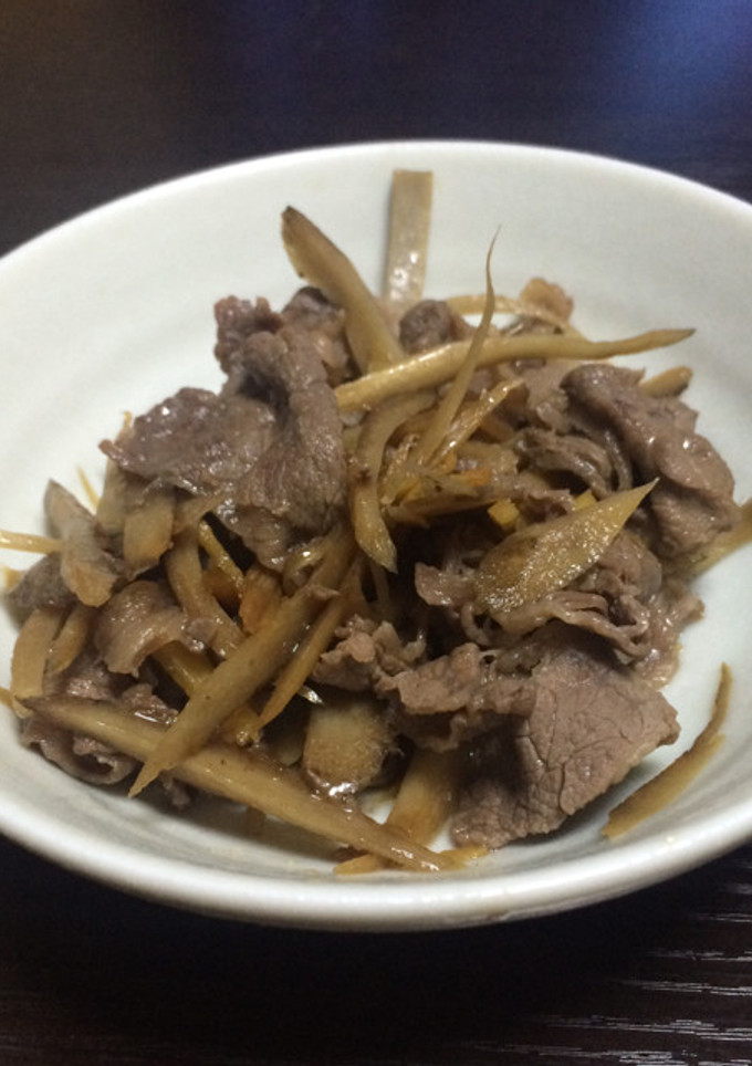 牛肉とごぼうのしぐれ煮-レシピのメイン写真