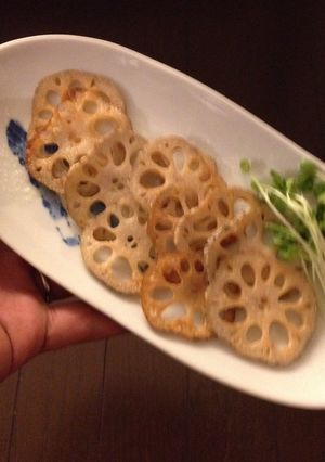 【漢肴】れんこんのオリーブオイル焼-レシピのメイン写真