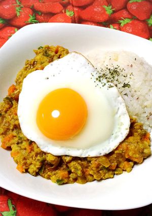 お野菜沢山♡豆乳で！まろやかドライカレー-レシピのメイン写真