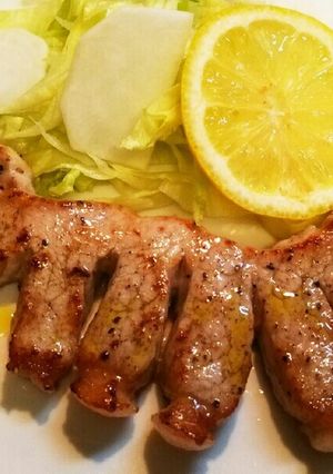 豚の塩焼きオリーブオイルがけ-レシピのメイン写真