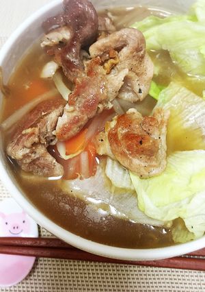 手作りスープで☆醤油ラーメン-レシピのメイン写真
