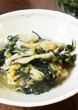 簡単！白菜と春菊のうま煮-レシピのメイン写真
