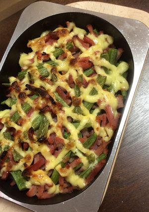 インゲン豆とベーコンのオイマヨグリル-レシピのメイン写真