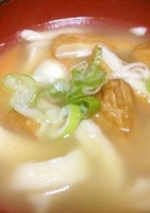 練り物や野菜たっぷりのほうとう風のお汁♬-レシピのメイン写真