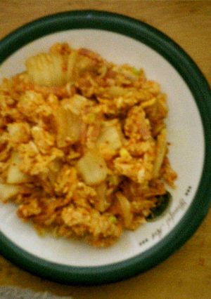 ベーコン入りキムチのチャーハン-レシピのメイン写真