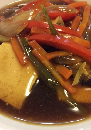 豆腐の和風カレーあんかけ-レシピのメイン写真