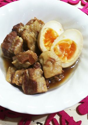 豚の角煮&味タマ-レシピのメイン写真