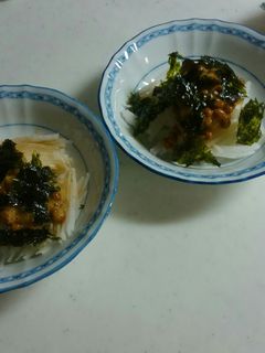 納豆on the大根サラダ-レシピのメイン写真
