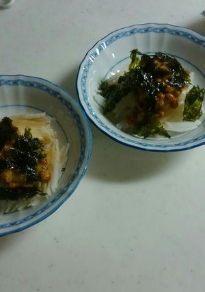 納豆on the大根サラダ-レシピのメイン写真