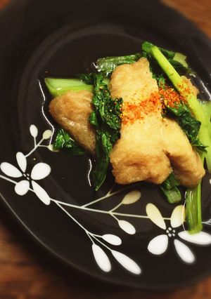 ＊青菜と油揚げの煮びたし＊-レシピのメイン写真