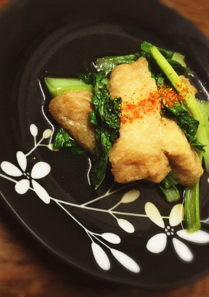 ＊青菜と油揚げの煮びたし＊-レシピのメイン写真