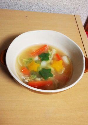 創味シャンタンであったか八宝菜風スープ♪-レシピのメイン写真