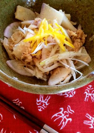 カブとシーチキンのオイマヨ炒め-レシピのメイン写真