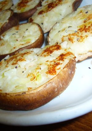 ヘルシー♪しいたけのパン粉＆チーズ焼き-レシピのメイン写真