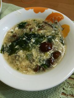 風邪引きさんに 椎茸 卵スープ-レシピのメイン写真