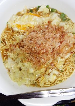 醤油ｶｯﾌﾟﾗｰﾒﾝ-レシピのメイン写真