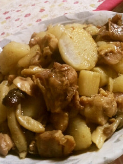 簡単*鶏肉と長芋のにんにく入照り煮*-レシピのメイン写真