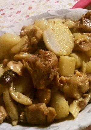 簡単＊鶏肉と長芋のにんにく入照り煮＊-レシピのメイン写真