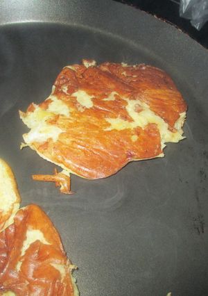 ２種材料で出来るバナナパンケーキ１-レシピのメイン写真