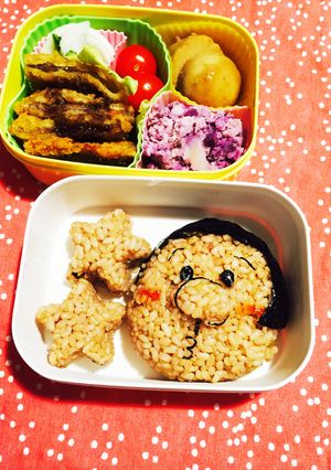 簡単！キャラ弁！ドラえもんのジャイ子♡-レシピのメイン写真