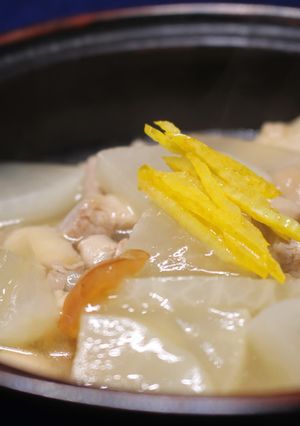 美味しい!大根と鶏肉の梅とろみ煮-レシピのメイン写真