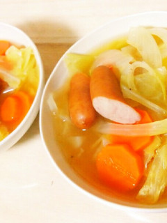 ポカポカあっさり野菜スープ-レシピのメイン写真