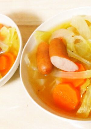 ポカポカあっさり野菜スープ-レシピのメイン写真