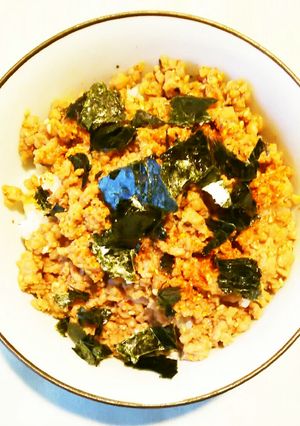 甘めそぼろ丼-レシピのメイン写真