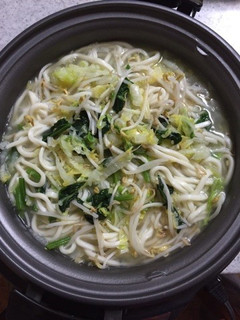 簡単うどん鍋-レシピのメイン写真
