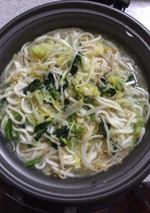 簡単うどん鍋-レシピのメイン写真
