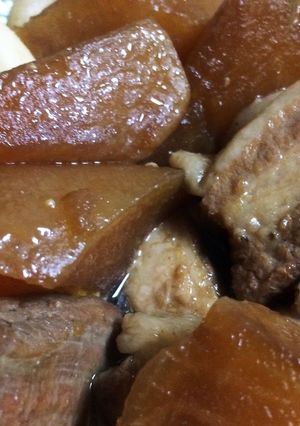 大根と豚バラ肉の煮物-レシピのメイン写真