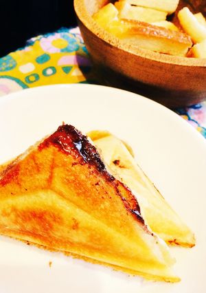 簡単！バナナのあったか❁ホットサンド-レシピのメイン写真
