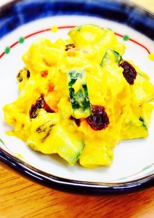 【学生提案】かぼちゃのサラダ-レシピのメイン写真