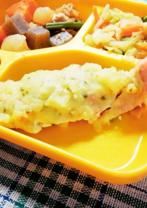 鮭のポテト焼き 人気給食レシピ-レシピのメイン写真