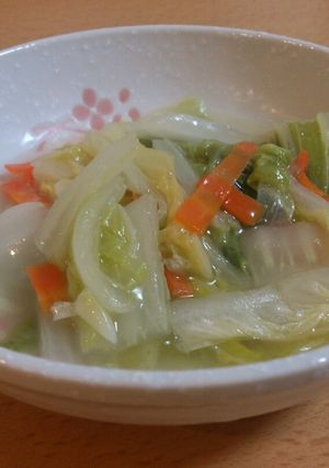 レンジで☆白菜の創味シャンタンあん-レシピのメイン写真