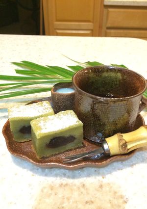 和風~抹茶もち粉ケーキ-レシピのメイン写真