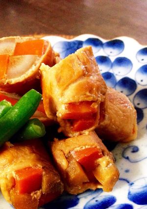 豚肉の野菜巻きまき♡-レシピのメイン写真