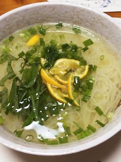 柚子にゅうめん-レシピのメイン写真