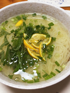柚子にゅうめん-レシピのメイン写真