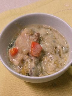 手羽元の豆腐と酒粕のとろとろスープ-レシピのメイン写真