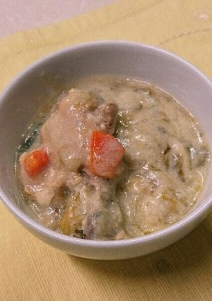 手羽元の豆腐と酒粕のとろとろスープ-レシピのメイン写真