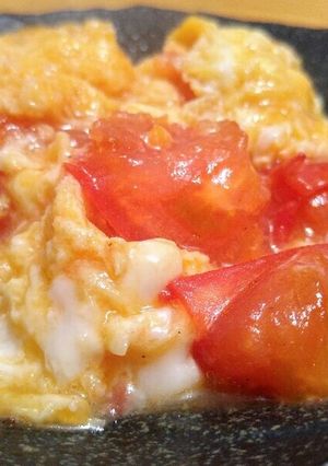 ふわふわ❤トマトと卵の炒めもの-レシピのメイン写真