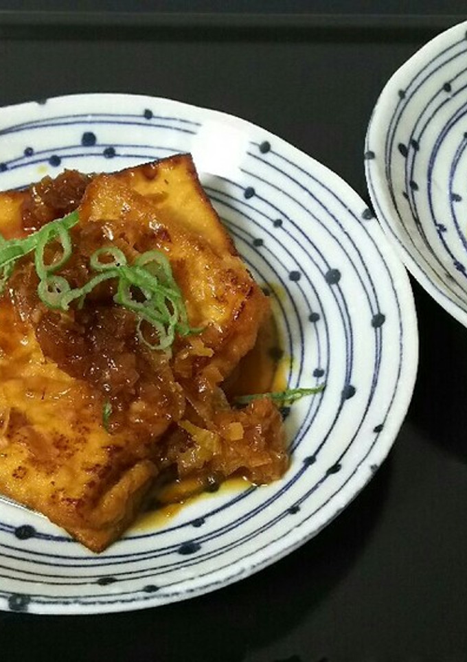 節約☆厚揚げステーキ～ネギソース～-レシピのメイン写真