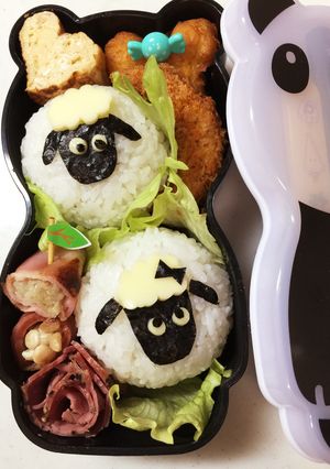 年長弁当11月 ひつじのショーン-レシピのメイン写真