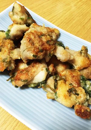 簡単激ウマ！揚げない大葉にんにく唐揚げ-レシピのメイン写真